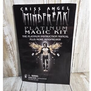 Criss Angel Mindfreak Platinum Magic Kit Instruction Manual 2009 Illusion Guide